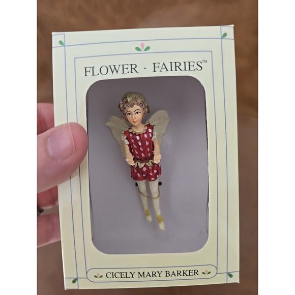NIP Vintage Cicely Mary Barker Resin Flower Fairies Decor Figurine Ornament - Picture 2 of 6